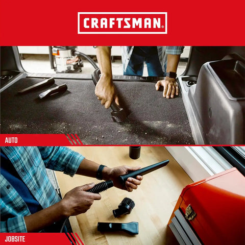 CRAFTSMAN CMXZVBE38662 1-1/4 in. Car Cleaning Wet Dry Vac Attachment Kit