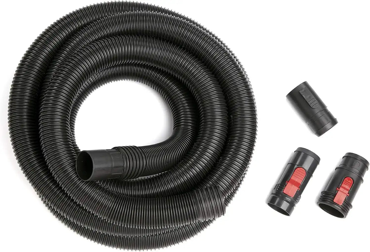CRAFTSMAN CMXZVBE38759 2-1/2 in. x 20 ft. POS-I-LOCK Wet Dry Vacuum Hose | Industrial-Grade Shop Vacuum Hose Attachment Kit, Fits Most CRAFTSMAN Wet/Dry Vacuums with a 2-1/2 in. Diameter Inlet