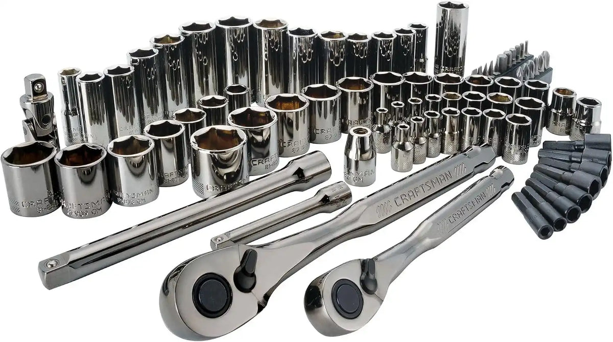 CRAFTSMAN Mechanics Tool Set, 1/4" & 3/8" Drive, SAE/Metric, 81 Piece (CMMT82335L)