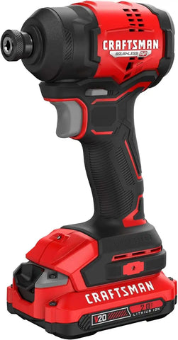 CRAFTSMAN V20 BRUSHLESS RP Compact Impact Driver Kit (CMCF811D1)