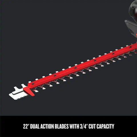 CRAFTSMAN Hedge Trimmer, 22" Corded with POWERSAW Branch Cutter, 3.8-Amp (CMEHTS8022)