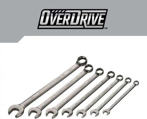 CRAFTSMAN OVERDRIVE 7-Piece Standard (SAE) Wrench Set (CMMT87707)
