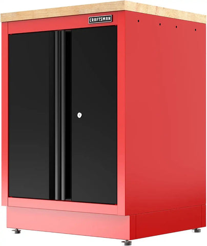 CRAFTSMAN Welded 2-Door Base Cabinet (Red/Black) (CMST32602RB)