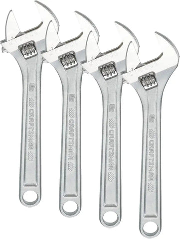 CRAFTSMAN Adjustable Wrench Set, 3-Piece (CMMT12001) (Pack of 4)