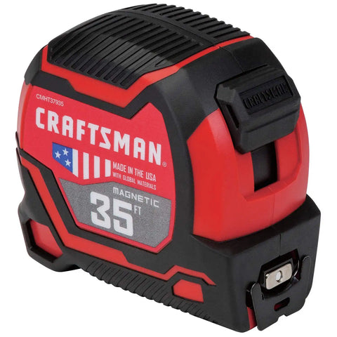 CRAFTSMAN Tape Measure 35-Foot, Magnetic (CMHT37935S)