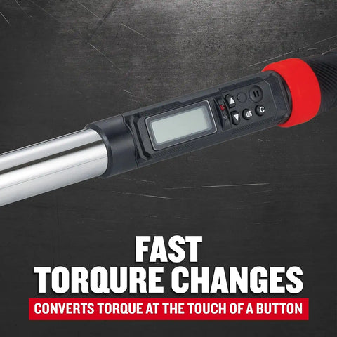 CRAFTSMAN Digital Torque Wrench, 1/2-Inch, 50-250 FT-LB, CMMT99436 | SAE