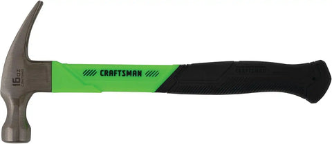 CRAFTSMAN High-Visibility General Purpose Hammer with Fiberglass Grip 16 OZ (CMHT51400)