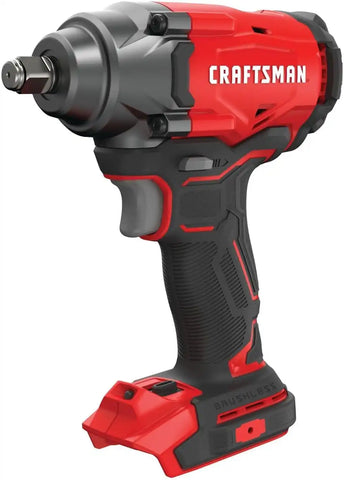 CRAFTSMAN V20 Cordless Impact Wrench, 1/2 inch, Bare Tool Only (CMCF920B)