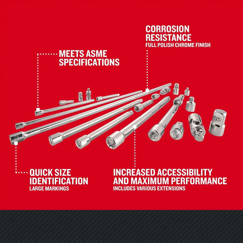 CRAFTSMAN Socket Extension Set/Socket Adapter Set, 21-Piece (CMMT42283)