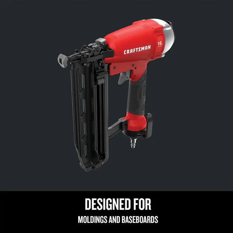 CRAFTSMAN Finish Nailer, 16GA, Oil Free Pump, Pneumatic (CMPFN16K)