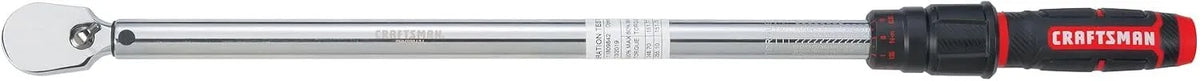 CRAFTSMAN Torque Wrench, 1/2" Drive, 50-250 FT-LB (CMMT99434)