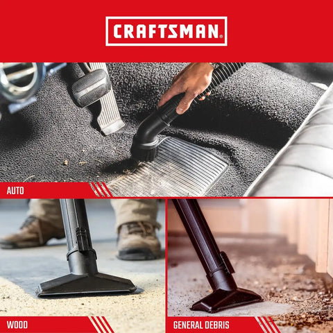 CRAFTSMAN CMXZVBE38752 General Purpose Wet Dry Shop Vacuum Filter | Fits Most Wall-Mount Shop-Vac Branded Shop Vacuums, Friction Fit Installation, Traps General Debris