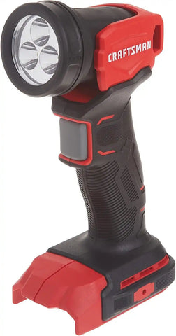 CRAFTSMAN V20 LED Work Light, Cordless Handheld Rechargeable Flashlight, Pivoting Head, 140 Lumens, Battery Not Included (CMCL020B)