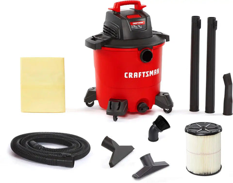 CRAFTSMAN CMXEVBE18690 9 Gallon 4.25 Peak HP Wet Dry Shop Vacuum