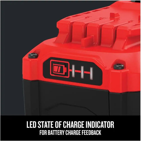 CRAFTSMAN V20 Battery and Charger, for Power Tool Kits and Outdoor Tools, 4.0 Ah, Lithium Ion Battery (CMCB204-CK)