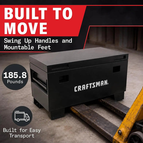 60" Craftsman Jobsite Box in Black