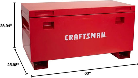 60" Craftsman Jobsite Box in Red