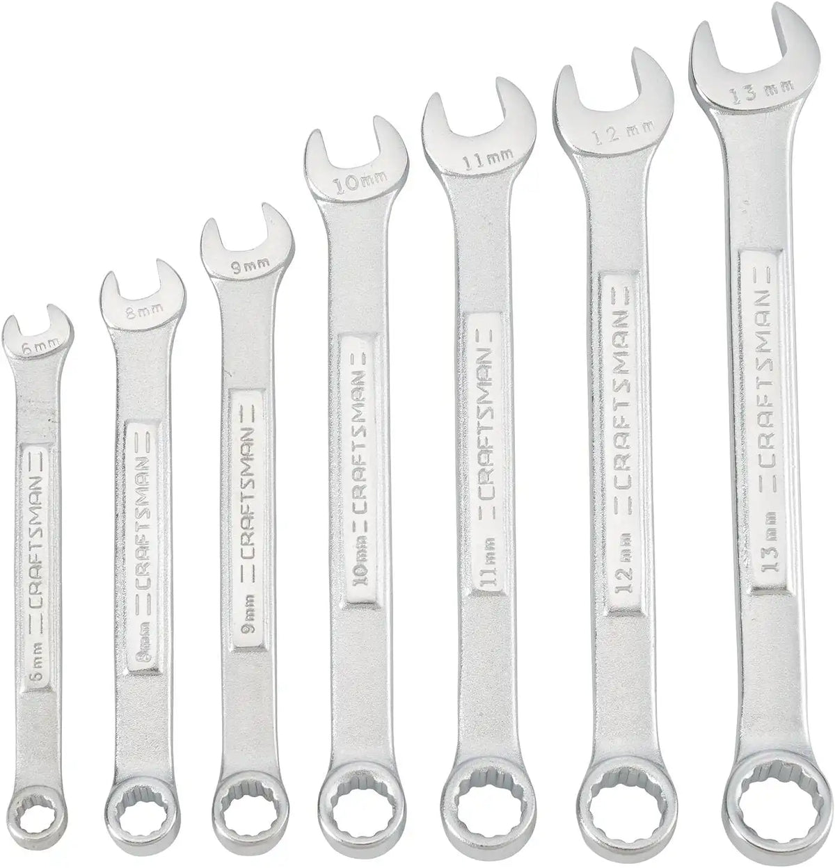 CRAFTSMAN MM WRENCH SET IN POUCH, 7PC (CMMT21086)