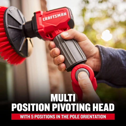 CRAFTSMAN V20 Cordless 2-in-1 Power Scrubber, Multi-Purpose, Bare Tool Only (CMCPS520B)