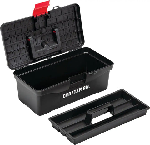 CRAFTSMAN Tool Box, Lockable, 13 in., Red/Black (CMST13004)