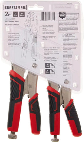 CRAFTSMAN Locking Pliers, 2Piece Fast Release Set (CMHT81727)
