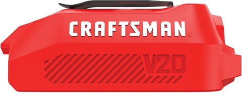 CRAFTSMAN V20 USB Adapter, USB Power Source for Charging Phone, Tablet, Batteries, and More, Bare Tool Only (CMCB002B)