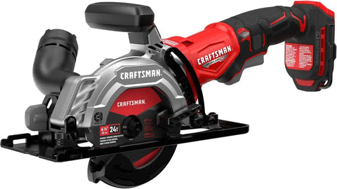 CRAFTSMAN V20 4-1/2 Inch Cordless Circular Saw, Bare Tool Only (CMCS405B)