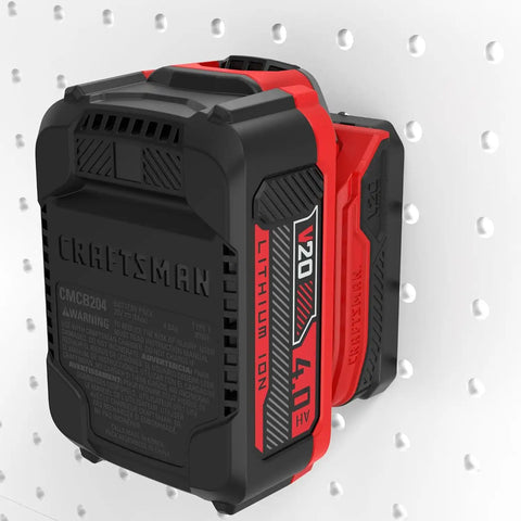 CRAFTSMAN VERSATRACK Battery Cleat, Single, Easy Mount, Versatrack Compatible (CMST82820)