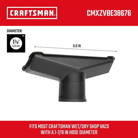 CRAFTSMAN CMXZVBE38676 1-7/8 in. Utility Nozzle Wet Dry Vac Attachment