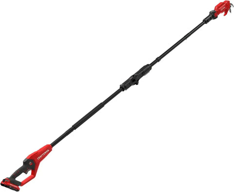 CRAFTSMAN V20 8 FT Cordless Pole Saw, 2 Ah Battery and Charger Included, Tree Pruner, Pivoting Head, Rust Resistant Alloy Steel Blades (CMCPPR320D1)