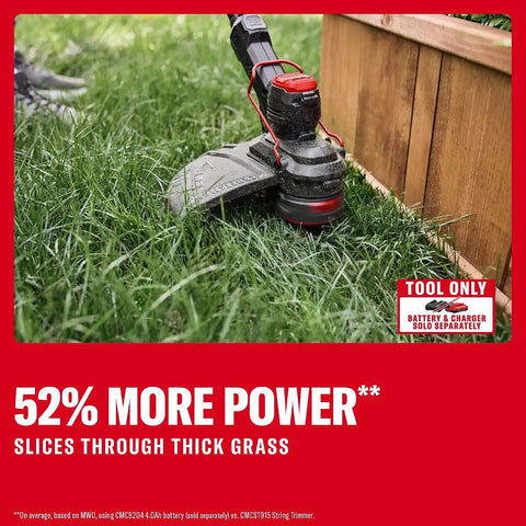 CRAFTSMAN V20 2 in 1 String Trimmer and Lawn Edger, 13 in. Cordless Weed Eater with Up to 63 Minutes Runtime, Easy Handling, Tool Only (CMCST901B)