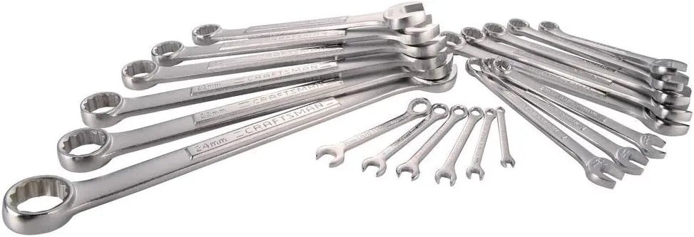 CRAFTSMAN Combination Wrench Set, Metric, 20 Piece (CMMT12068)