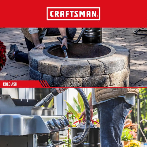CRAFTSMAN CMXZVBE43268 Genuine HEPA Media Ash Vacuum Filter | Includes Prefilter for CRAFTSMAN CMXEVBE17585 5 Gallon Ash Vacuum, Dry Only, Traps Cool Ash and Fine Dust