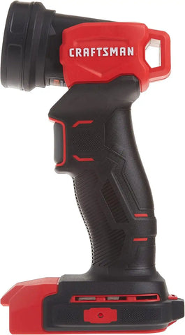 CRAFTSMAN V20 LED Work Light, Cordless Handheld Rechargeable Flashlight, Pivoting Head, 140 Lumens, Battery Not Included (CMCL020B)