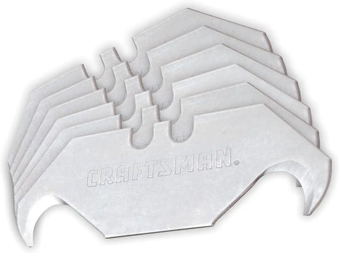 CRAFTSMAN Utility Knife Razor Blade, Carbon Steel, 3/4-in., 5-Pack (CMHT11146)