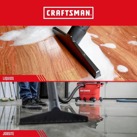 CRAFTSMAN CMXZVBE38621 2-1/2 in. Wet Nozzle Wet Dry Shop Vacuum Attachment | Industrial-Grade Shop Vacuum Accessory for Cleaning Larger Liquid Messes, Fits 2-1/2 in. Hose Diameter