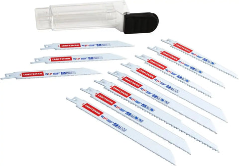 CRAFTSMAN 11-Piece Reciprocating Saw Blade Kit With Case (2058838)