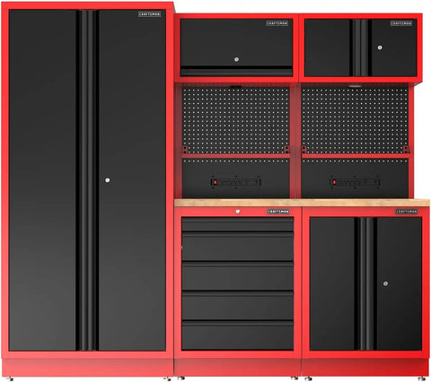 CRAFTSMAN Welded 2-Door Base Cabinet (Red/Black) (CMST32602RB)