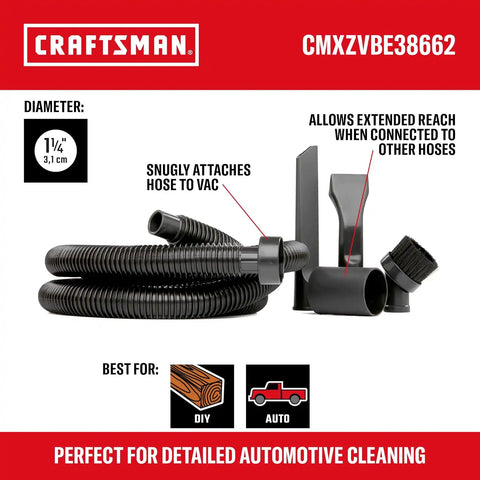 CRAFTSMAN CMXEVBE17590 9 Gallon 4.25 Peak HP Wet Dry Shop Vacuum Bundle