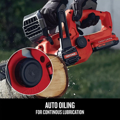 CRAFTSMAN V20 Mini Chainsaw, Cordless, 10 inch, Bare Tool Only (CMCCS610B)