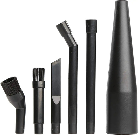 CRAFTSMAN CMXZVBE38668 1-1/4 in. 6-Piece Micro-Cleaning Vac Attachment Kit | Industrial-Grade Shop Vacuum Accessories for Intricate and Detail Cleaning, Fits 1-1/4 in. Hose Diameter