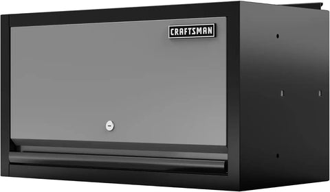 CRAFTSMAN Welded 1-Door Wall Cabinet (Black/Gray) (CMST32616BG)