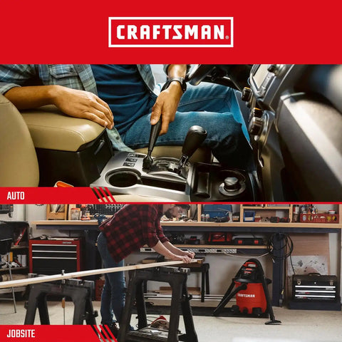 CRAFTSMAN CMXZVBE38668 1-1/4 in. 6-Piece Micro-Cleaning Vac Attachment Kit | Industrial-Grade Shop Vacuum Accessories for Intricate and Detail Cleaning, Fits 1-1/4 in. Hose Diameter