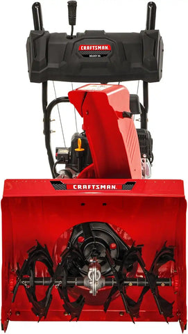 CRAFTSMAN Select 24" Snow Blower Gas, Two-Stage Snowblower, Start Push Button, 208cc Powerful Engine, Self Propelled Gas-Powered Snow Blowers, 24-in. Clearing Width (31AS6K1EB93)