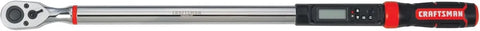 CRAFTSMAN Digital Torque Wrench, 1/2-Inch, 50-250 FT-LB, CMMT99436 | SAE