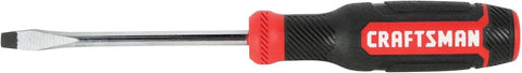 CRAFTSMAN Screwdriver, Slotted, Bi-Material, 1/4 X 4 Inch (CMHT65059N)
