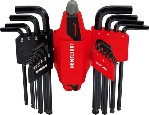 CRAFTSMAN Universal L-to-T Allen Wrench Hex Key Set, 20 Piece (CMHT26028)
