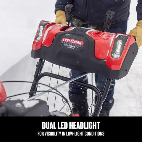 CRAFTSMAN Performance 26" Two-Stage Self Propelled Snow Thrower with Push-Button Start, Gas Powered, 243cc Engine (31AM7C3FB93)