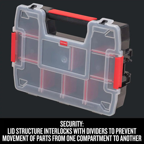 CRAFTSMAN 10-Compartment Small Tool Storage Organizer, Plastic (CMST14021) (Pack of 6)
