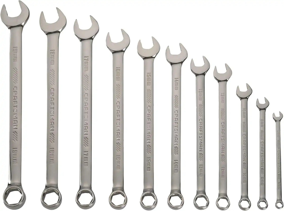 CRAFTSMAN OVERDRIVE 11-Piece Metric Wrench Set (CMMT87811)